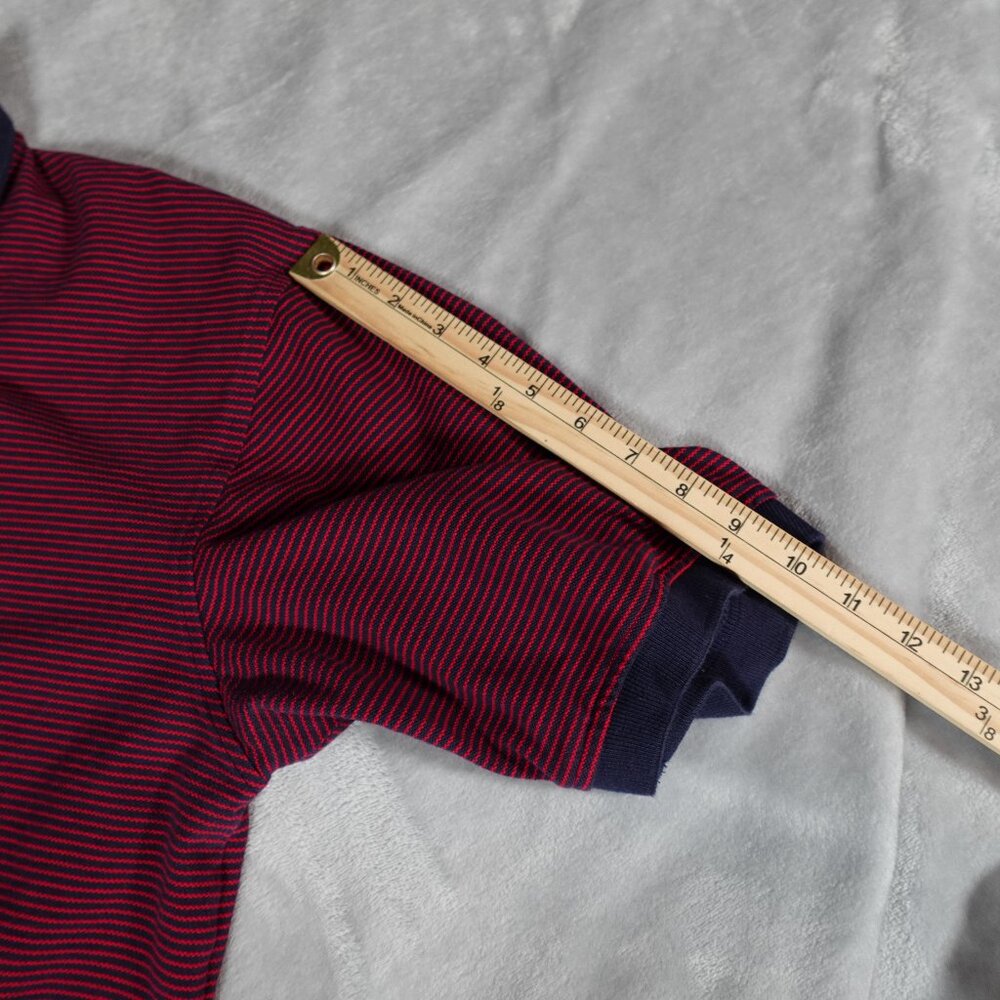 Vintage Mickey Jeans Disneyland Collared Shirt Mens XL Striped Preppy 90s - Picture 8 of 8